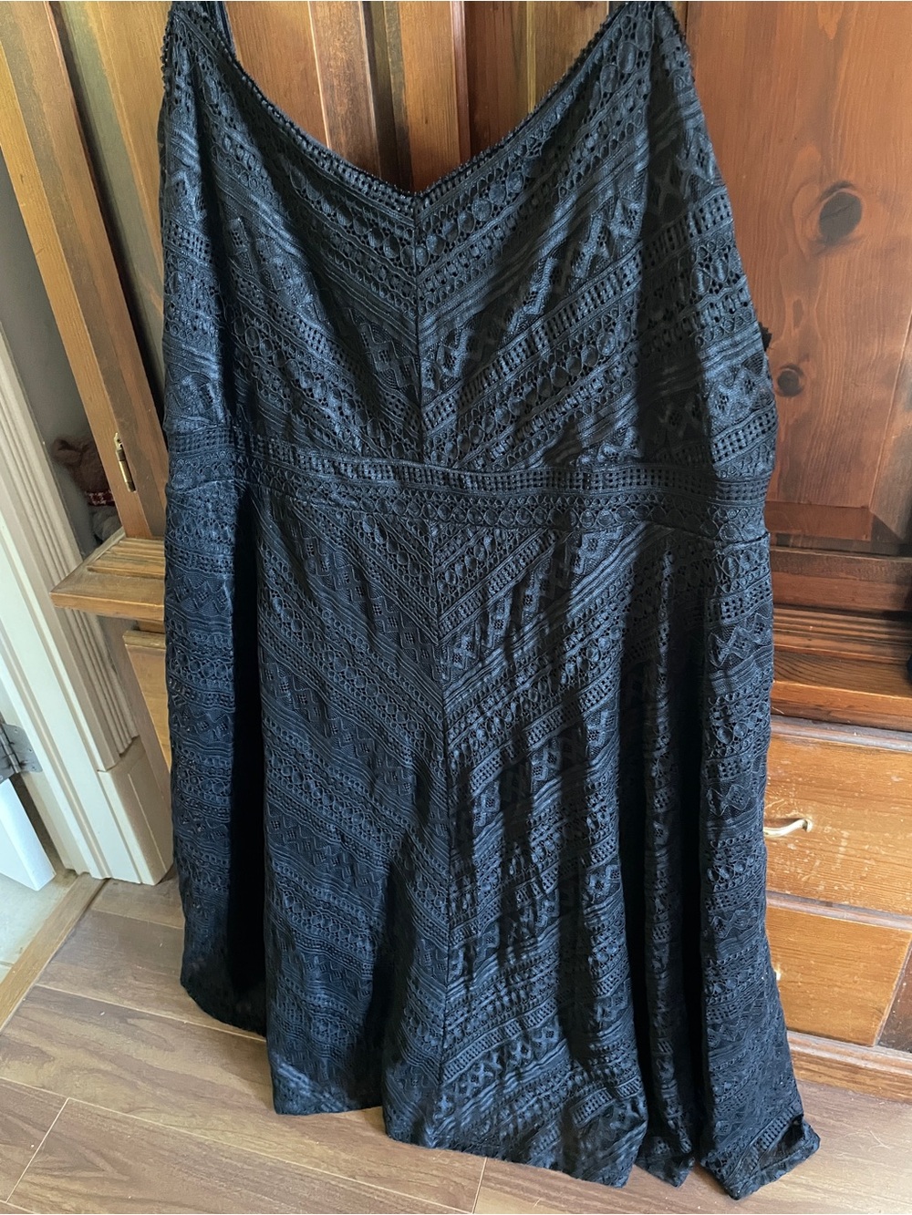 torrid Black Crochet Maxi Skirt